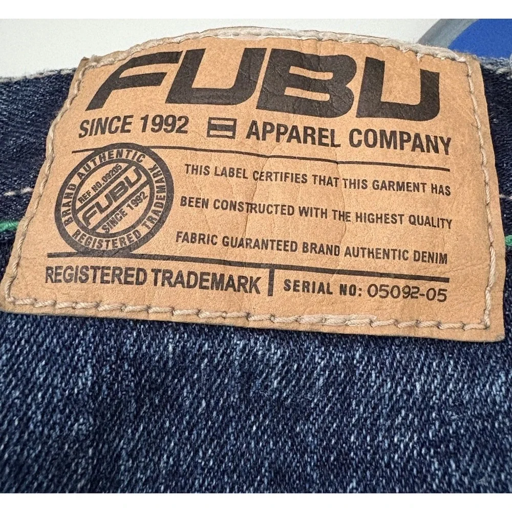Fubu The Collection Jean Shorts Kids 20‎ Men's 30 Baggy Y2K Retro Skate VTG New